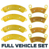 Polaris RZR PRO R/PRO R 4/Turbo R/Turbo R 4/XP 4 Turbo S 2019-2025 Brass Brake Pad Set Traild