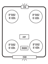 2018+ Polaris RZR Turbo S Stereo Tops (2-Seat) Polaris