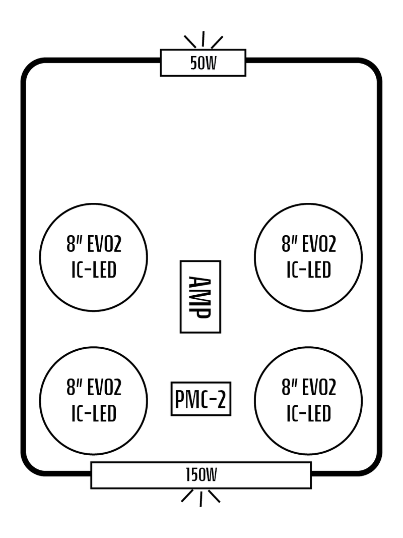 2022+ Polaris RZR Pro R Stereo Tops (2-Seat)