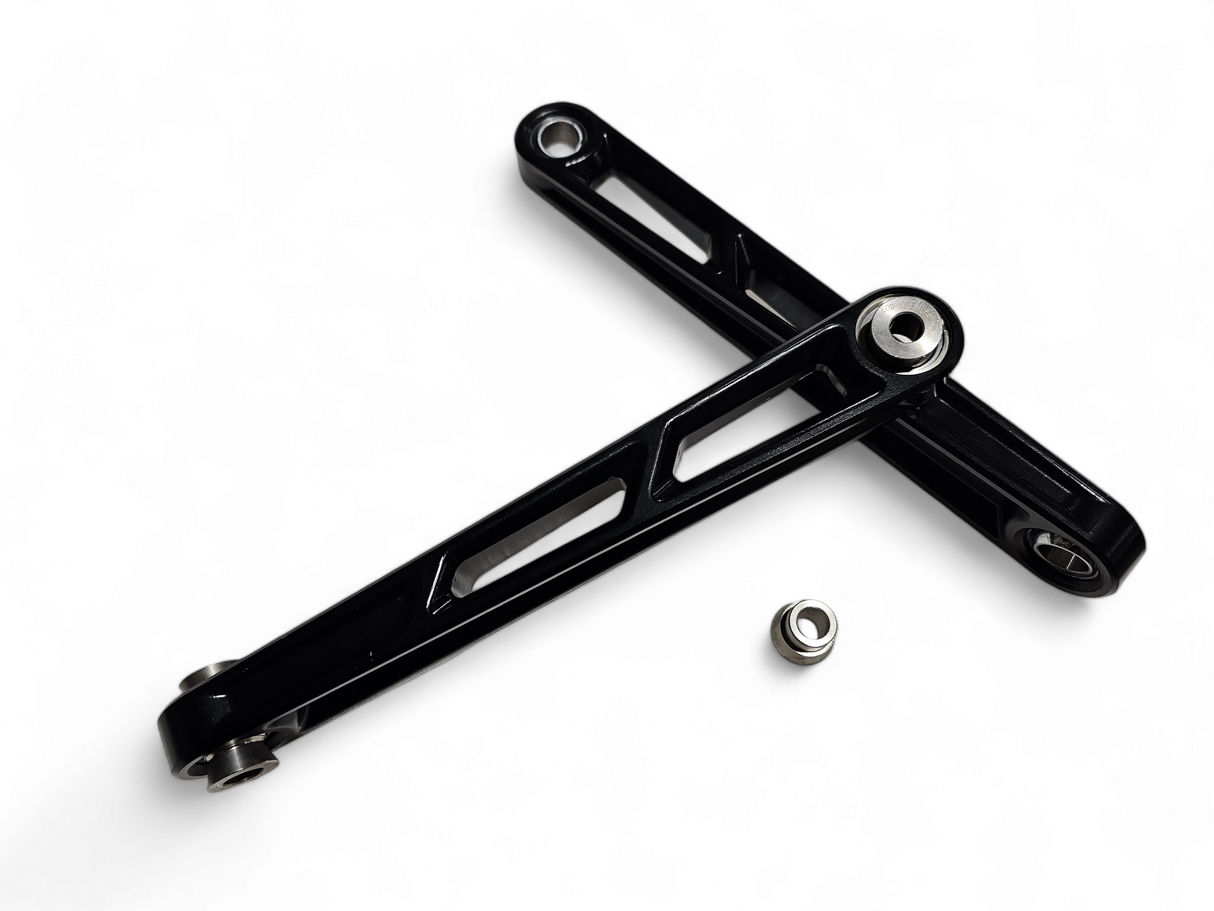2022 to Current Polaris RZR Turbo R, Pro R Front Sway bar Link in Black Finish www.elektricoffroad.com