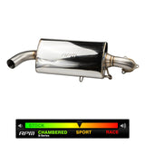 RPM 2020-2026 Polaris RZR PRO XP & Turbo R / Pro S Sport Muffler, Slip-On Catless Sport Muffler