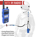RACE SERIES Complete Motorcycle Communication Kit with OFFROAD Cables and R1 Radio
