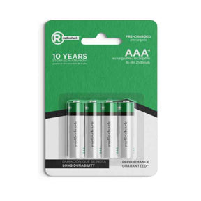 RadioShack AAA Rechargeable Batteries - NiMH 4-Pack Compact TekShack