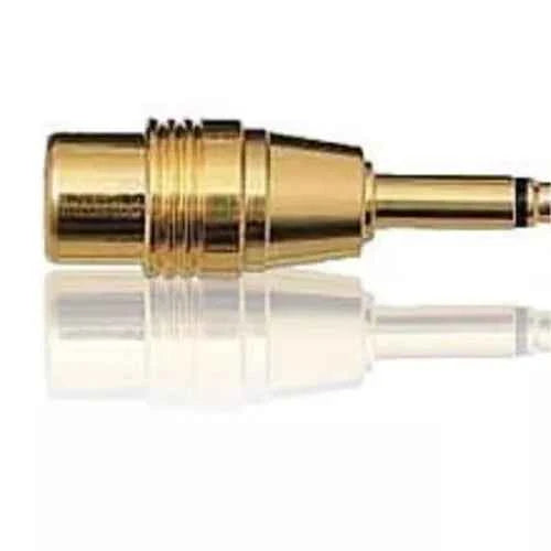 Gold-Plated 3.5mm Mono Plug to RCA Female Adapter TekShack