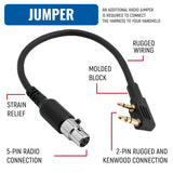RUGGED Wired Single Seat Short Course Car Harness without Radio Jumper