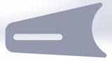Rear Chase Light Bar Tabs for 1.75" Tube