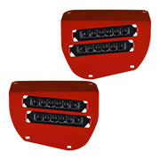 Dual Wide 8" LED Headlights for 2014+ Honda Rancher, Foreman, Rubicon Vessel Powersports