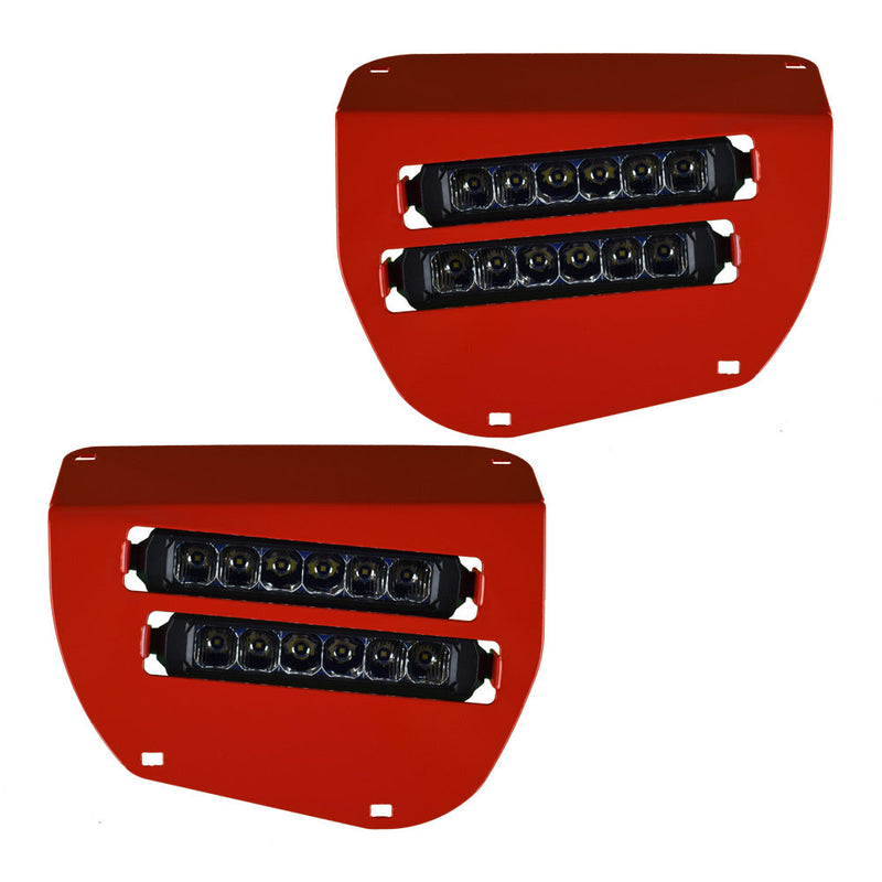 Dual Wide 8" LED Headlights for 2014+ Honda Rancher, Foreman, Rubicon Vessel Powersports
