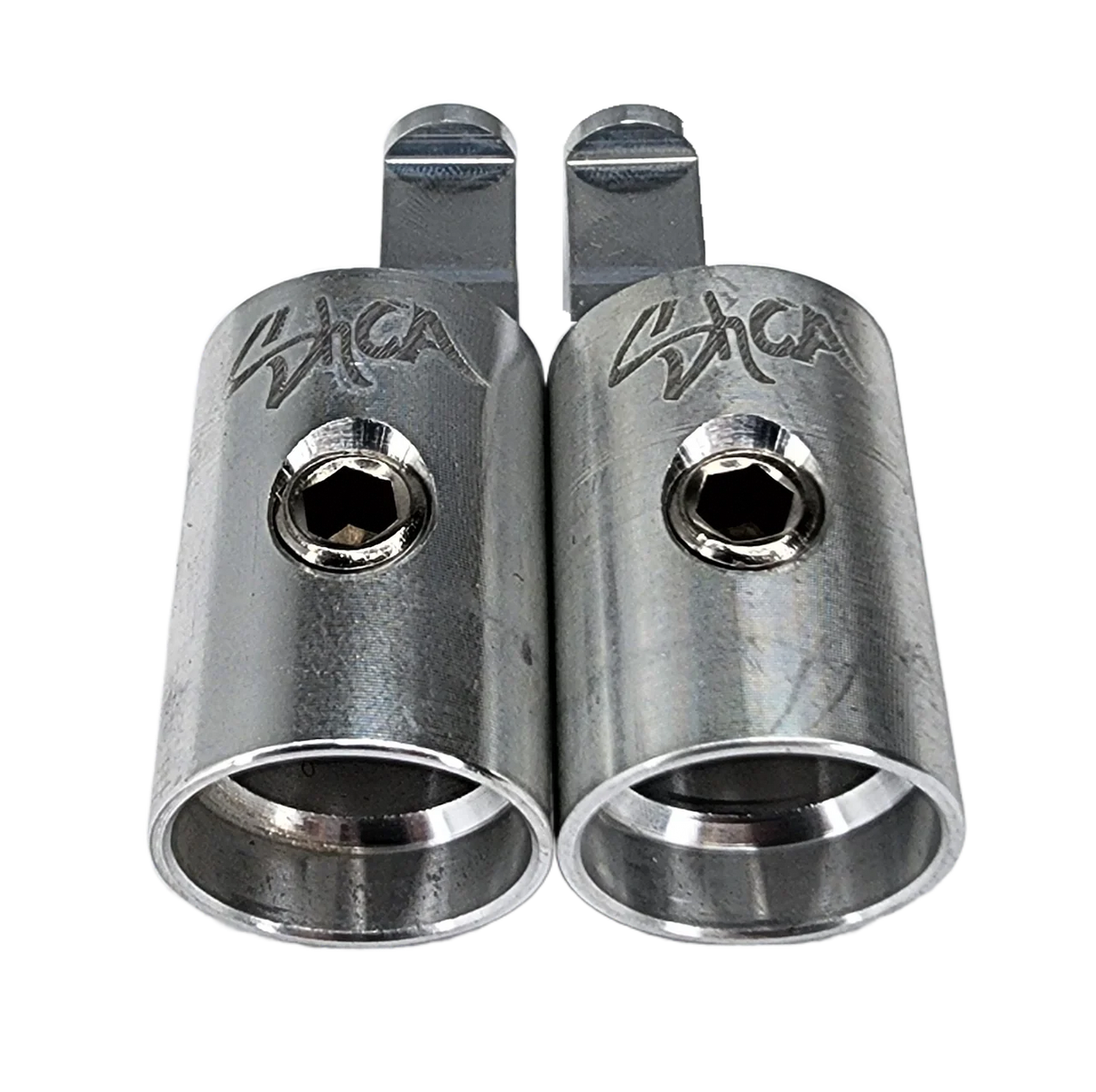 Sky High Car Audio 1/0 to 4 Gauge Amp Input Reducers (Pair)
