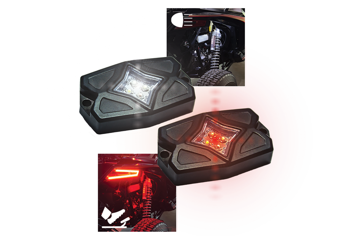 RGBW Rock Light Kit - 8pcs | UTVS-RLKIT8 UTV Stereo