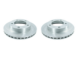 New Performance Rotors (Pair) Dual Bolt Pattern Drilled, Dimple-Drilled, Slotted, Zinc Plated.