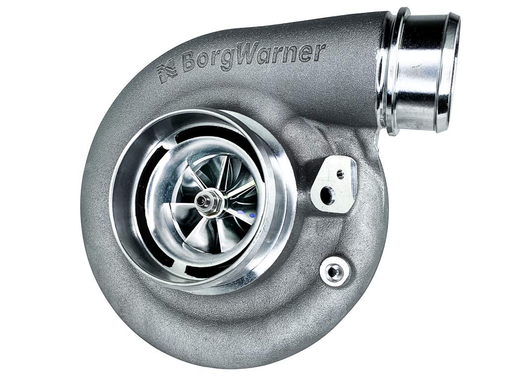 Borg Warner S200SX Turbo 4" Inlet - 55.8mm / 70mm / 1.22 A/R Twin Volute T4 Bolt Pattern T3 Opening 70mm Turbine