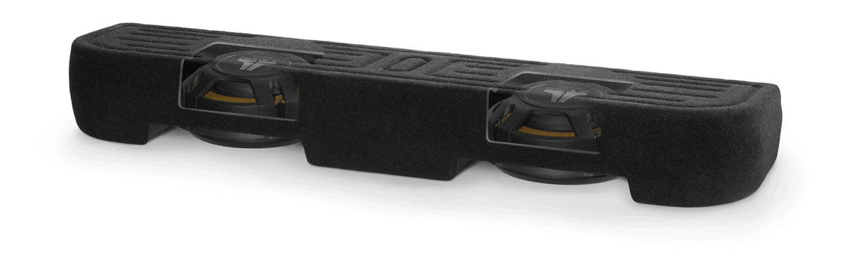 Underseat >>> JL Audio Dual 12-inch Subwoofer Enclosure with Loaded Amplifier Rack