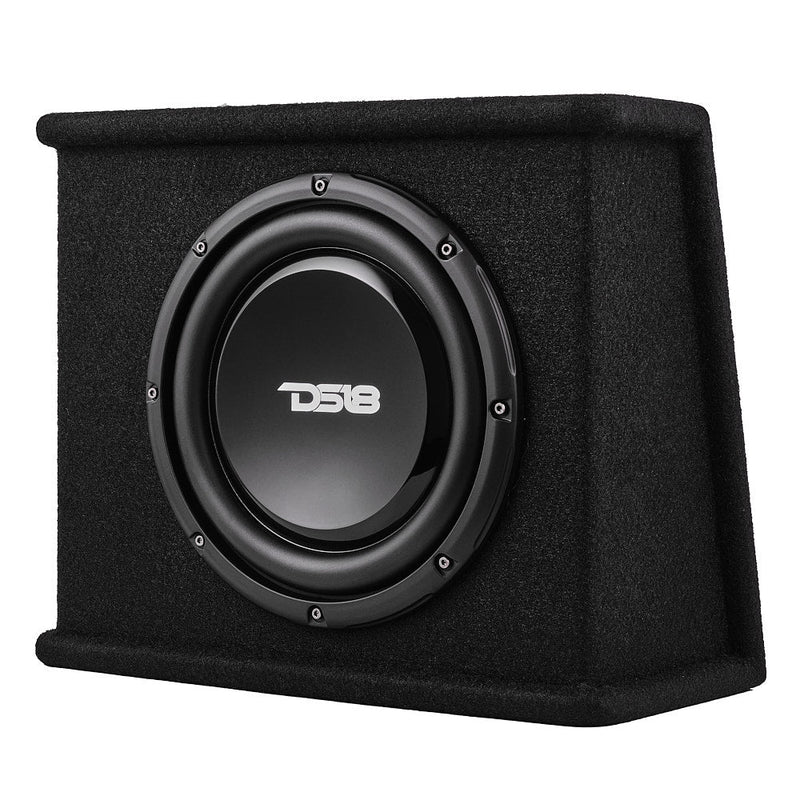 10" Loaded Amplified Shallow Subwoofer Enclosure 350 Watts Rms