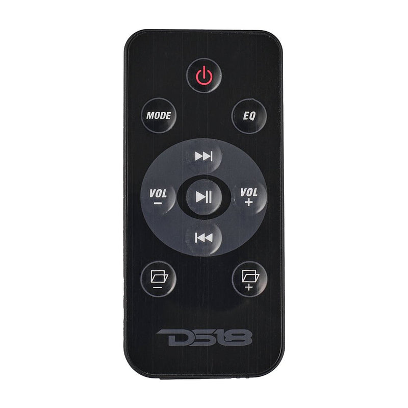 24" Marine Sound Bar Speaker System, 6 Speakers 600 Watts, Bluetooth® v5.0, Rotating Control Panel