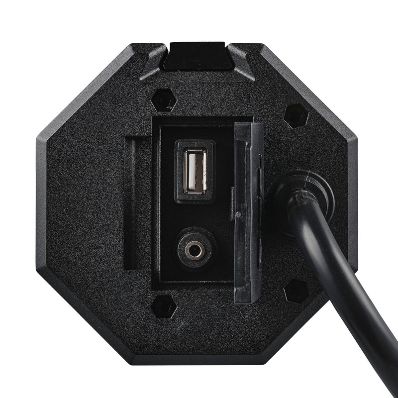 24" Marine Sound Bar Speaker System, 6 Speakers 600 Watts, Bluetooth® v5.0, Rotating Control Panel