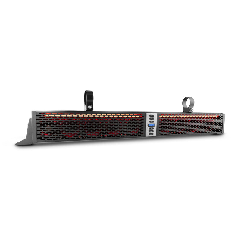 DS18 HYDRO SBAR35BT 35" Marine Water Resistant  Amplified With Bluetooth Sound Bar Speaker System RGB LED Lights 10 Speakers 800 Watts