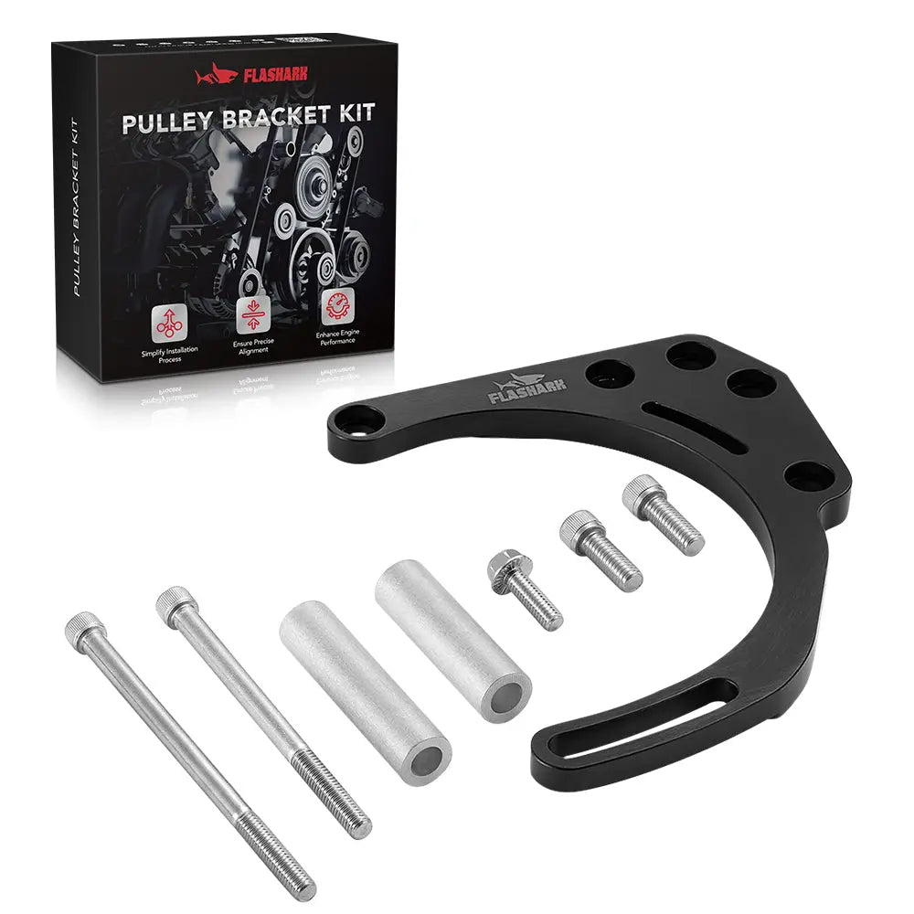 SBC Low Mount Adjustable Alternator Bracket for SBC 305, 327, 350 5.0L 5.7L V8 with Long Water Pump (V-Belt)