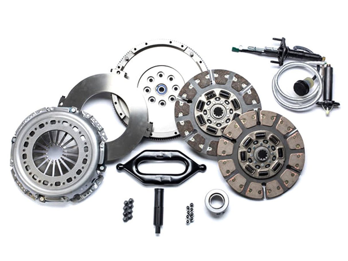 South Bend SDD3250-GK-ORG Organic Street Dual Disc Clutch, 2005.5-2017 Dodge Ram 5.9L 6.7L Cummins with 6 Speed G56 Transmission, 550HP and 100 FT-LBS South Bend Clutch