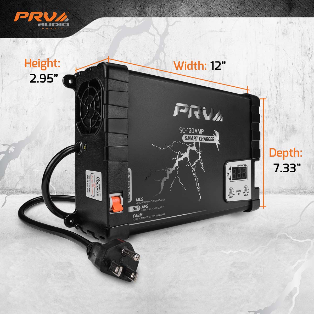 PRV SC-120AMP 120 Amp Car Battery Charger Power Supply