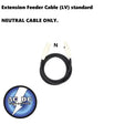 Extension Feeder Stage and lighting Cable 5 ft 2G N WHT (LV) standard 190A AC/DC WIRE AND SUPPLY
