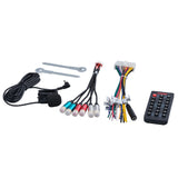 High Power 240 Watts RMS (4 x 60) Digital Media Receiver | Single Din | DSP | APP | Bluetooth Audio and Calling Head Unit | Aux Input | USB | Mechless | AM/FM Radio Receiver | 3V + 3.5V Subwoofer