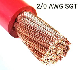1/0 Gauge Battery Cable RED SAE J1127 SGT Automotive Power Wire SOLD PER FOOT AC/DC WIRE AND SUPPLY