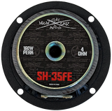 Sky High Car Audio SH-35FE | 3.5" Midrange Speaker w/ Carbon Fiber Cone (Pair)