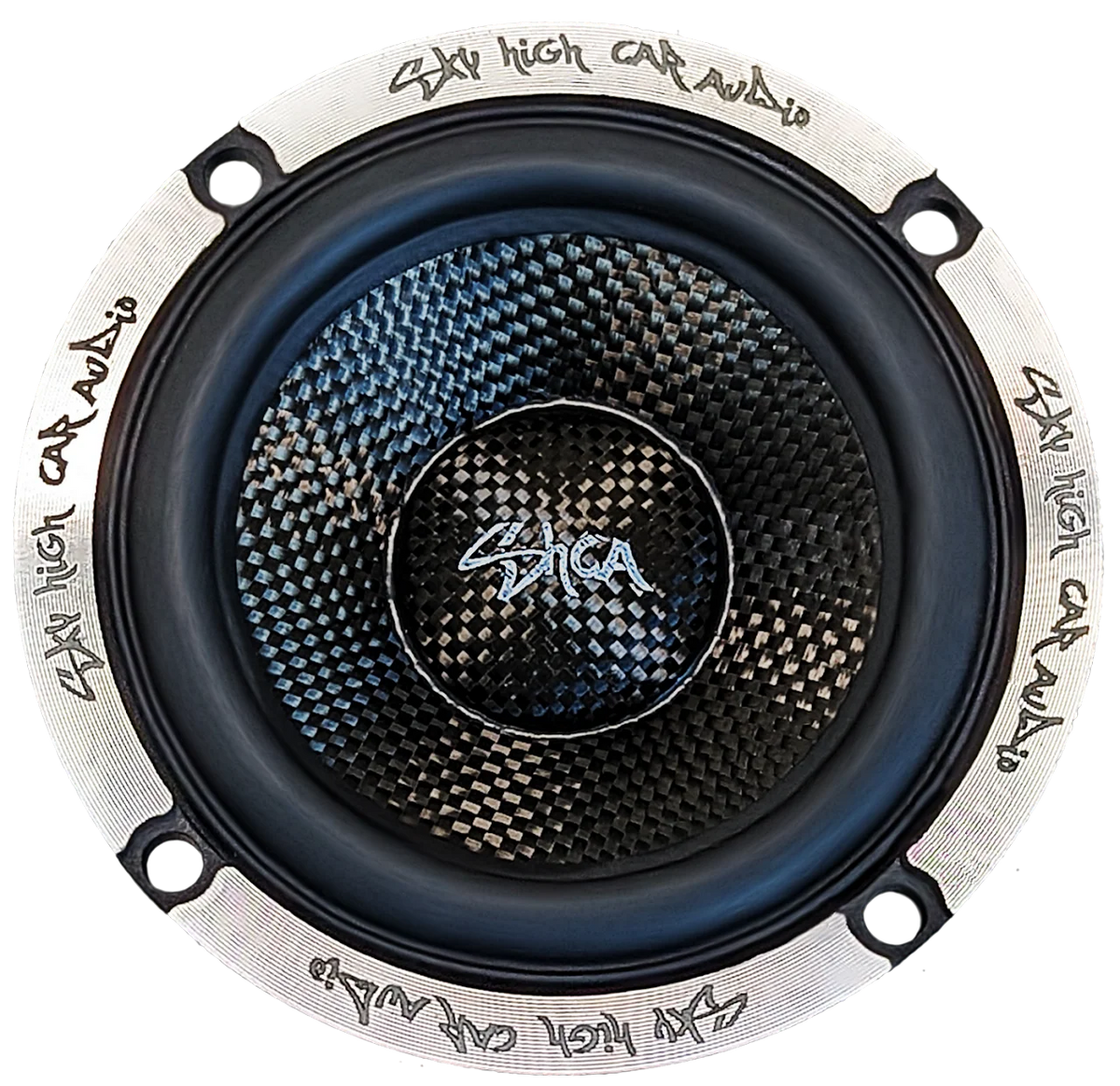 Sky High Car Audio SH-35FE | 3.5" Midrange Speaker w/ Carbon Fiber Cone (Pair)