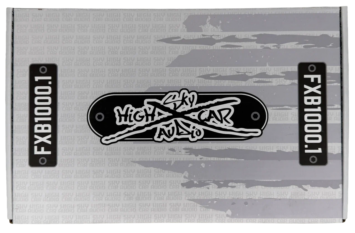 Sky High Car Audio FXB 1000.1 | 1000W RMS Monoblock Amplifier