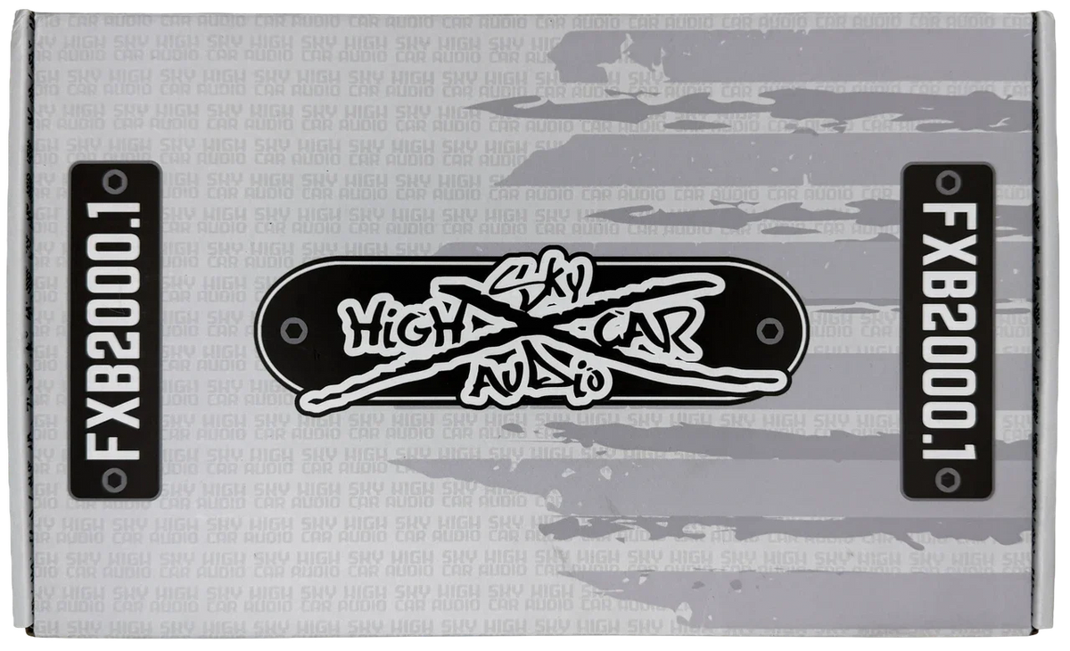 Sky High Car Audio FXB 2000.1 | 2000W RMS Monoblock Amplifier
