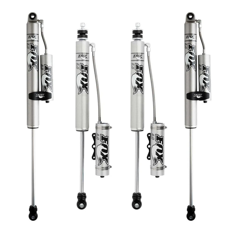 Shock Package - Front & Rear, Fox 2.0 Remote Reservoir, Ford Super Duty, 4.5" to 5.5" Static Lift Any Level Lift