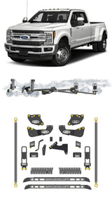 Any Level 4.5" Static Lift - Base System: F-450, Dual Rear Wheel (2017-2019) Any Level Lift