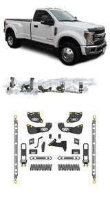 Any Level 4.5" Static Lift - Base System: F-450, Dual Rear Wheel (2017-2019) Any Level Lift