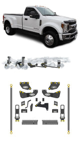 Any Level 4.5" Static Lift - Base System: F-450, Dual Rear Wheel (2017-2019) Any Level Lift
