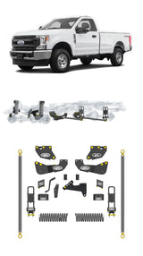 Any Level 5.5" Static Lift - Base System: F-250/F-350, Single Rear Wheel (2020-2022) Any Level Lift