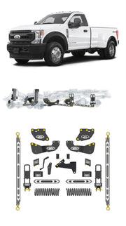 Any Level 5.5" Static Lift - Base System: F-350, Dual Rear Wheel (2020-2022) Any Level Lift