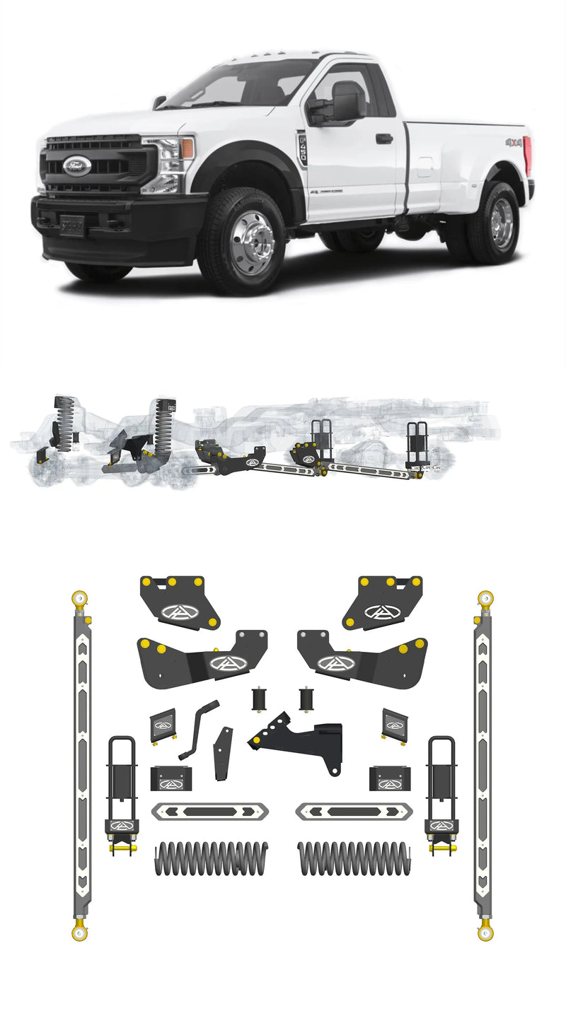 Any Level 5.5" Static Lift - Base System: F-350, Dual Rear Wheel (2020-2022) Any Level Lift