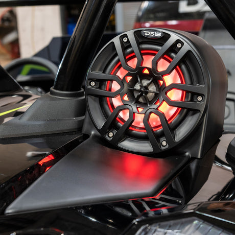 Polaris Slingshot Headrest 4 x 6.5"  Enclosure With 4 x NXL-6/BK | 2015 - Current