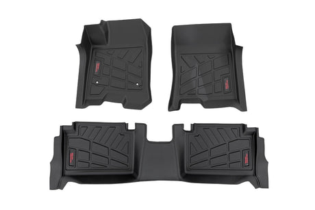 Sure-Fit Floor Mats Front & Rear Chevy/GMC Canyon/Colorado 2WD/4WD (23-26) Rough Country