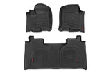 Sure-Fit Floor Mats FR & RR FR Bucket Crew Silverado/Sierra 1500/2500HD/3500HD (19-26) Rough Country