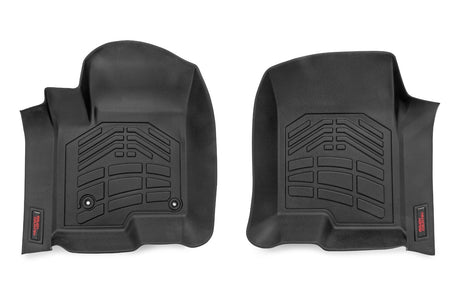 Sure-Fit Floor Mats FR & RR FR Bucket Crew Silverado/Sierra 1500/2500HD/3500HD (19-26) Rough Country
