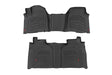Sure-Fit Floor Mats FR & RR FR Over Hump Crew Silverado/Sierra 1500/2500HD/3500HD (19-26) Rough Country
