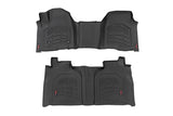 Sure-Fit Floor Mats FR & RR FR Over Hump Crew Silverado/Sierra 1500/2500HD/3500HD (19-26) Rough Country
