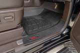 Floor Mats FR Bucket Crew Silverado/Sierra 1500/2500HD/3500HD (19-26) Rough Country