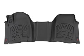 Sure-Fit Floor Mats Front Over Hump Crew Silverado/Sierra 1500/2500HD/3500HD (19-26) Rough Country