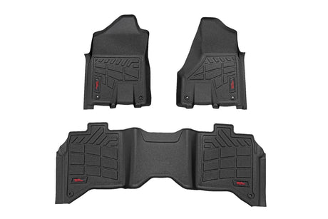 Sure-Fit Floor Mats Front & Rear Bucket Crew Ram 2500/3500 (19-26) Rough Country