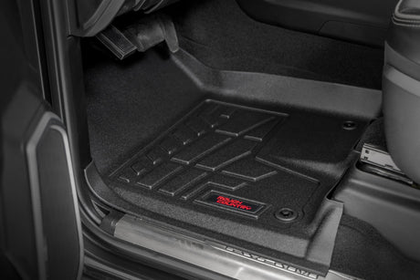 Sure-Fit Floor Mats Front & Rear Bucket Crew Ram 2500/3500 (19-26) Rough Country