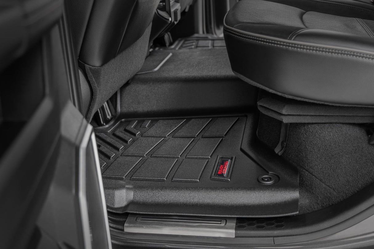 Sure-Fit Floor Mats Front & Rear Bucket Crew Ram 2500/3500 (19-26) Rough Country