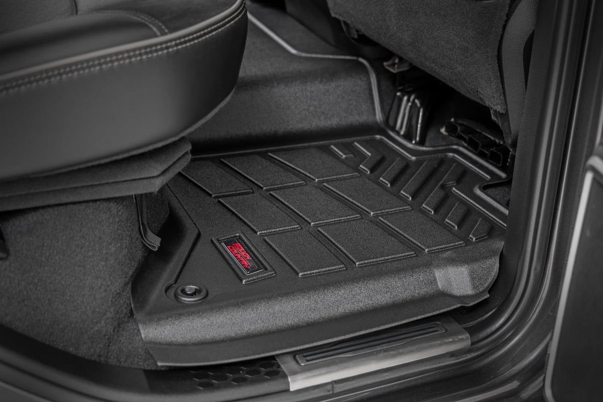 Sure-Fit Floor Mats Front & Rear Bucket Crew Ram 2500/3500 (19-26) Rough Country